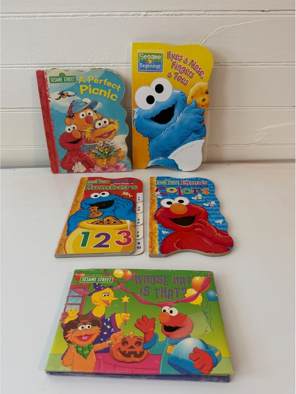 Lot of 5 Sesame Street Board Books